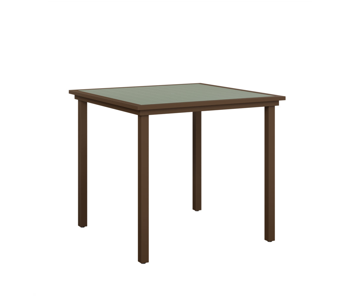 Vida 44" Square Table - Poly Top - Bar