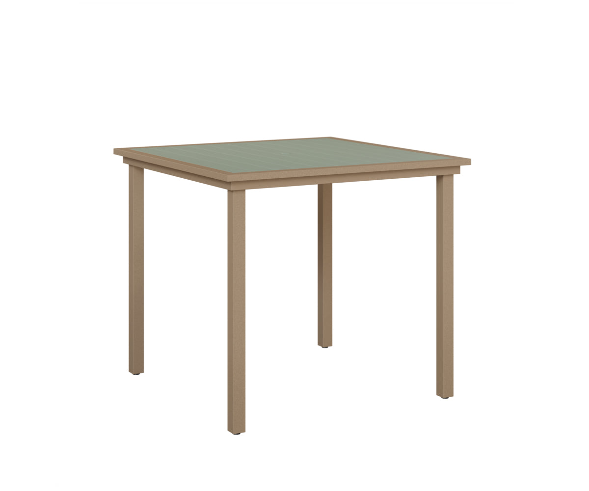 Vida 44" Square Table - Poly Top - Bar