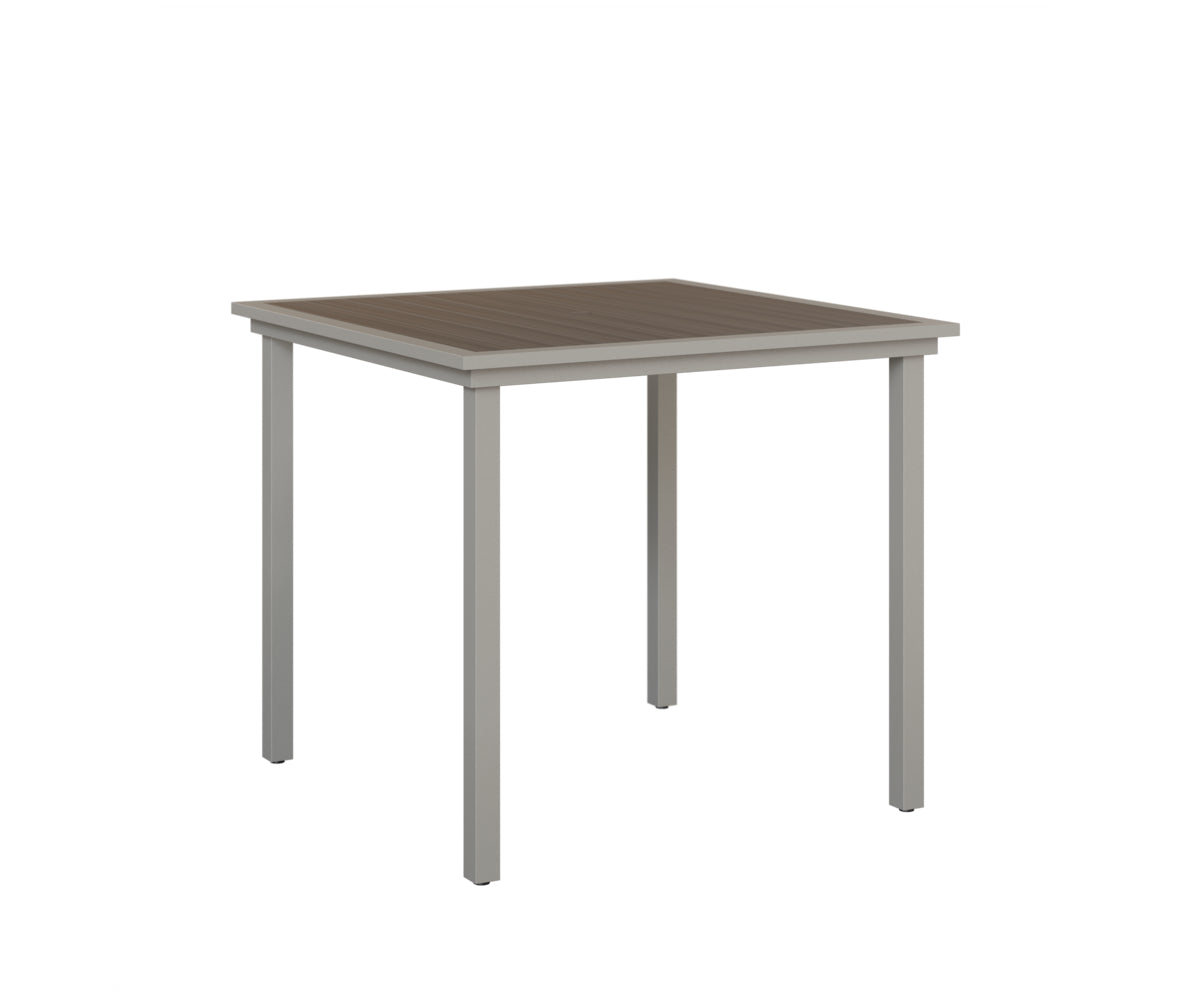 Vida 44" Square Table - Poly Top - Bar