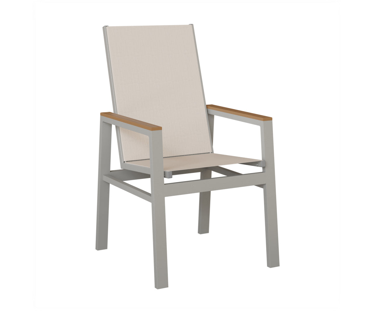 Vida High-Back Padded Sling Dining Chair