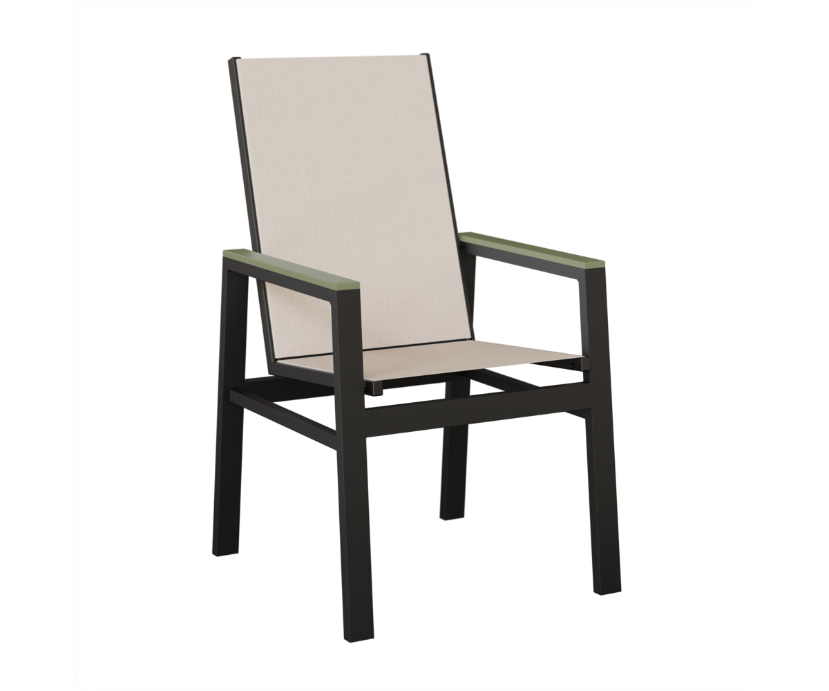 Vida High-Back Padded Sling Dining Chair