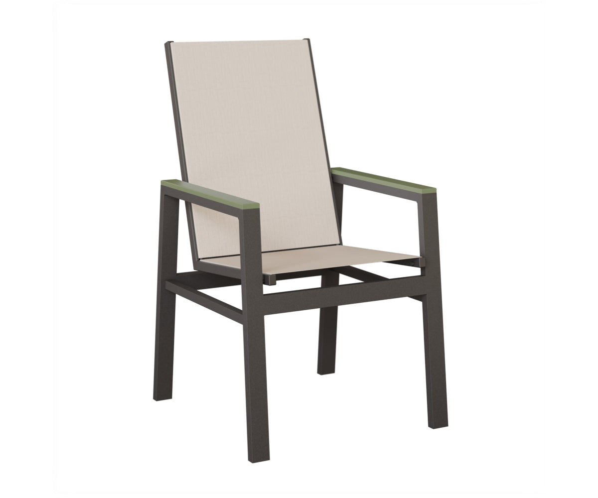 Vida High-Back Padded Sling Dining Chair