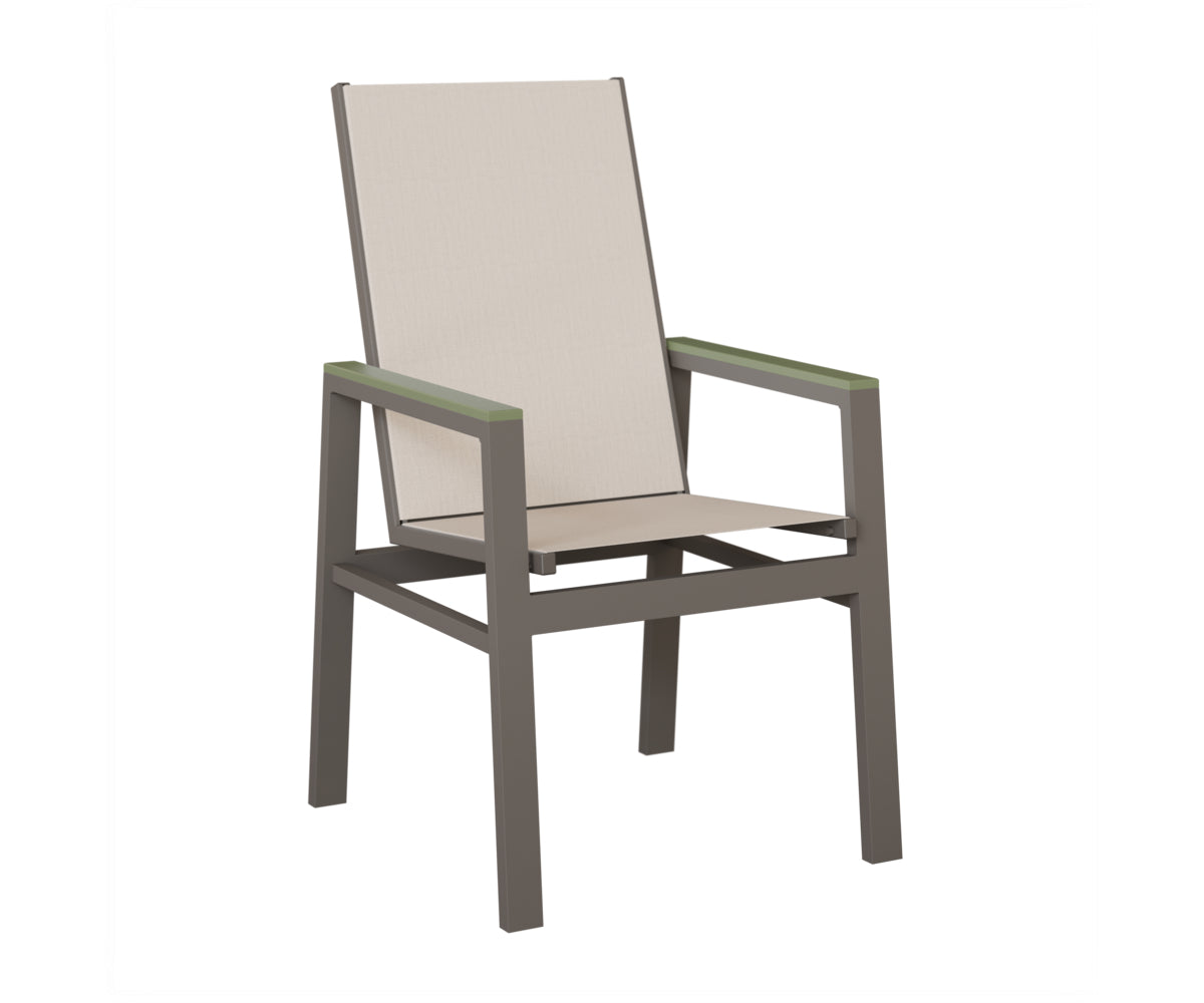 Vida High-Back Padded Sling Dining Chair