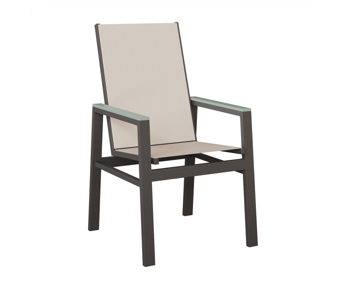 Vida High-Back Padded Sling Dining Chair