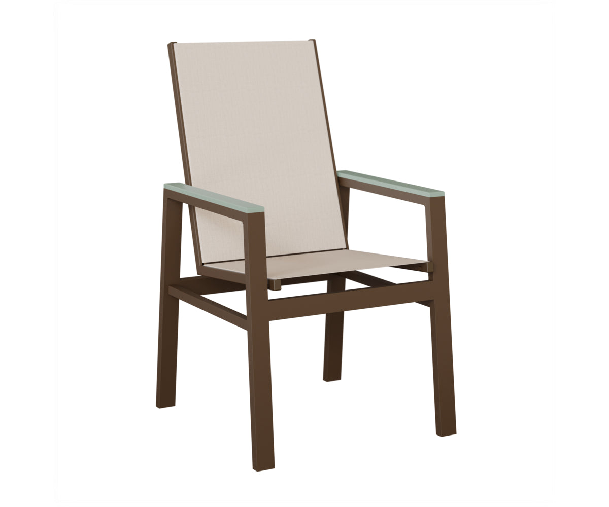 Vida High-Back Padded Sling Dining Chair