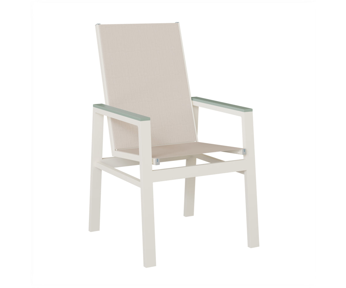 Vida High-Back Padded Sling Dining Chair