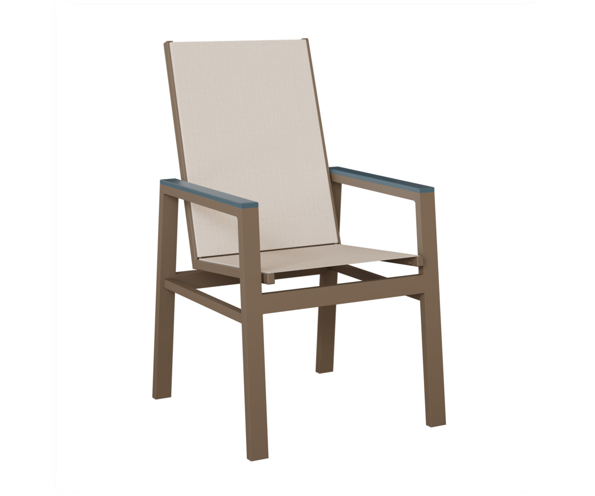 Vida High-Back Padded Sling Dining Chair