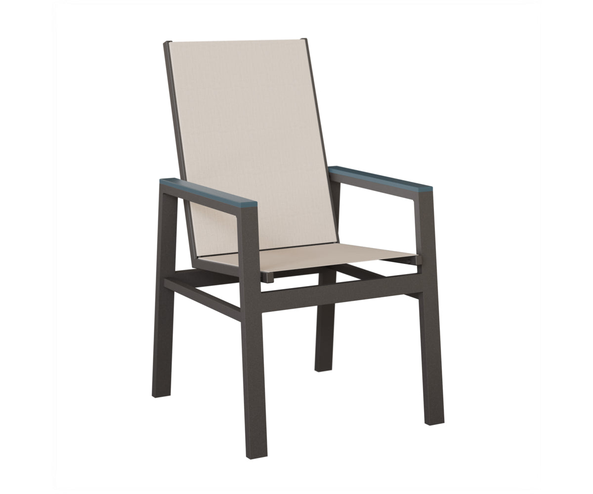 Vida High-Back Padded Sling Dining Chair