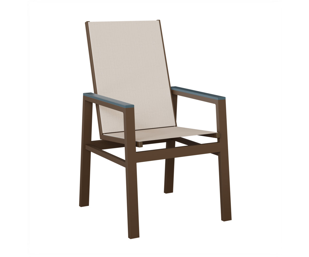 Vida High-Back Padded Sling Dining Chair