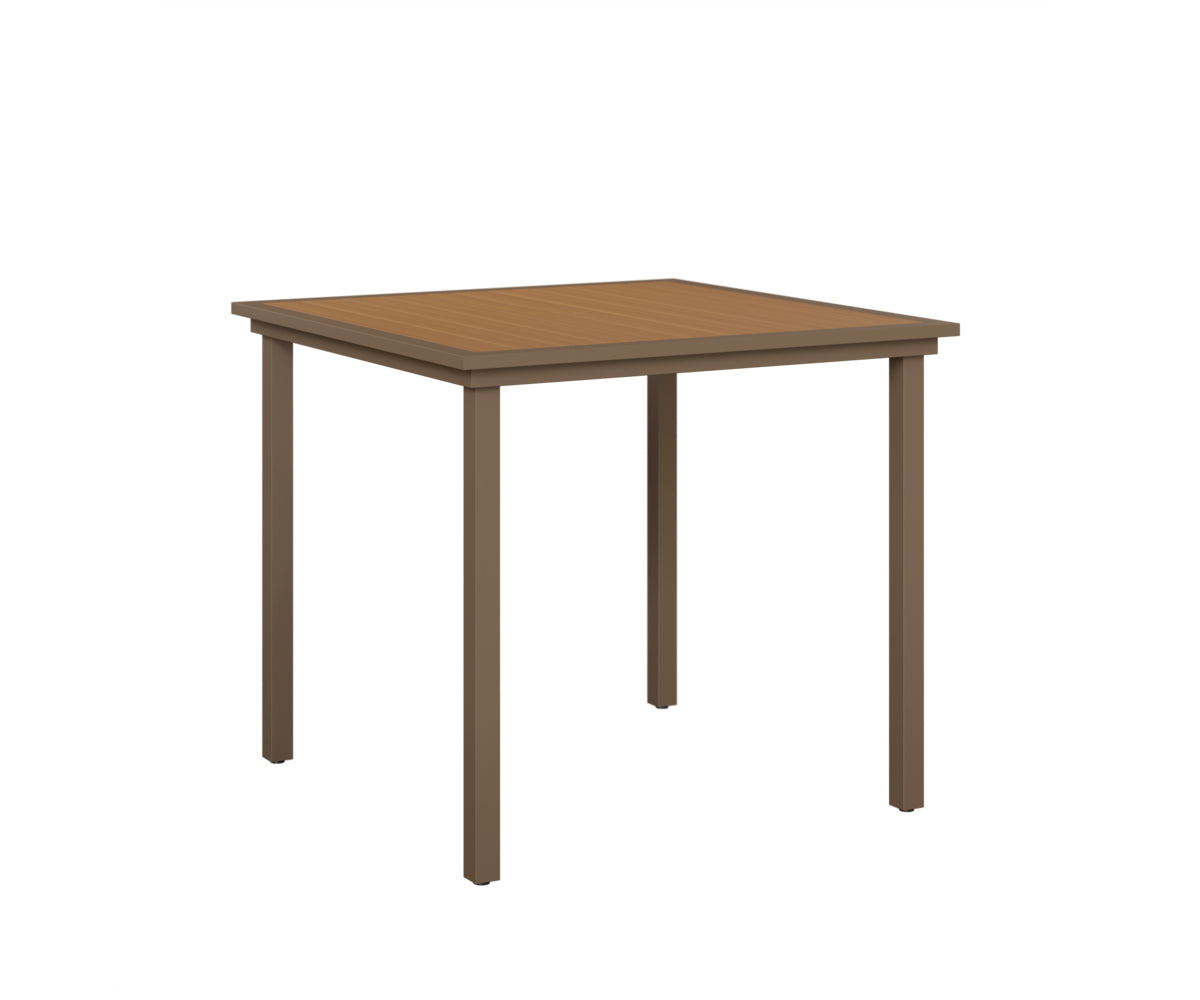 Vida 44" Square Table - Poly Top - Bar