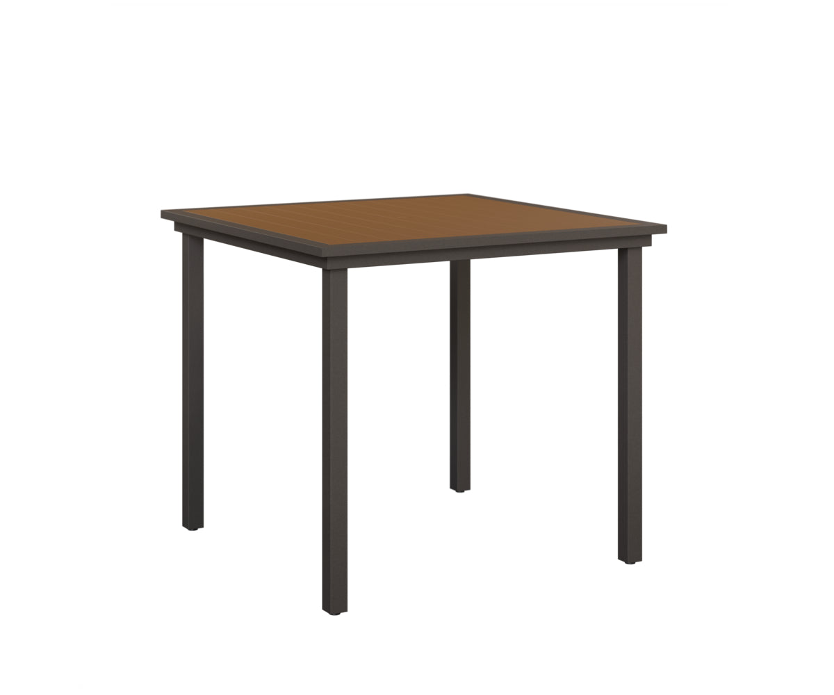 Vida 44" Square Table - Poly Top - Bar