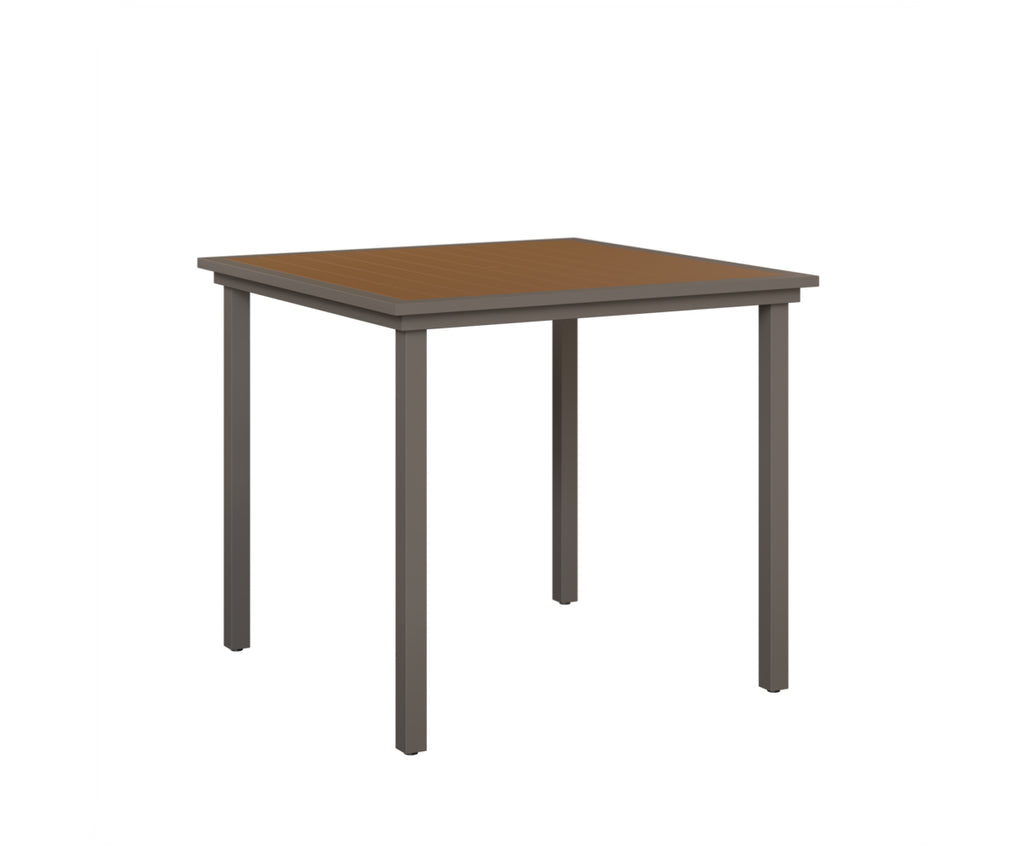 Vida 44" Square Table - Poly Top - Bar