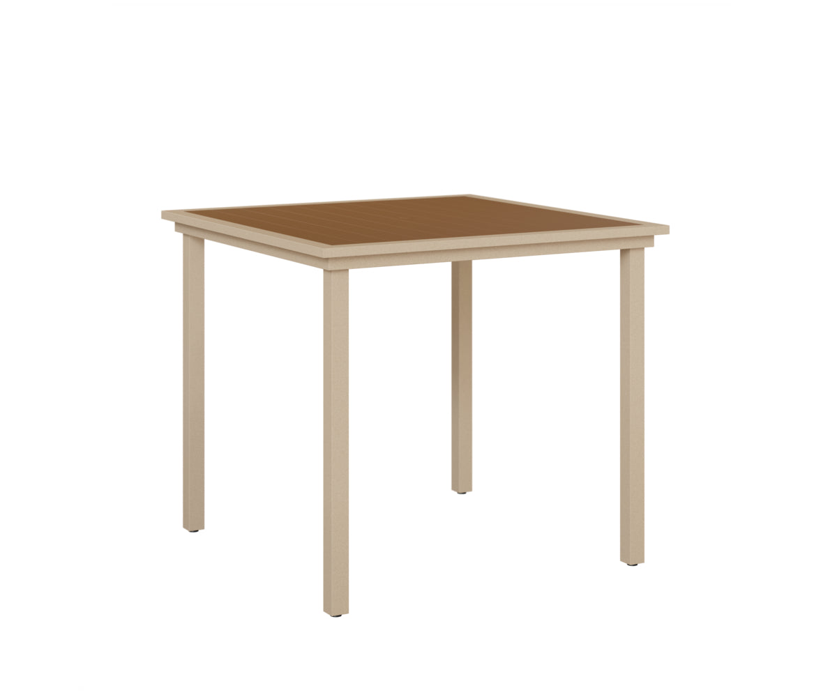 Vida 44" Square Table - Poly Top - Bar