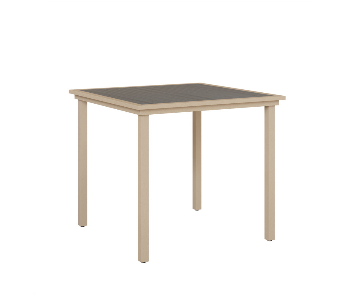 Vida 44" Square Table - Poly Top - Bar