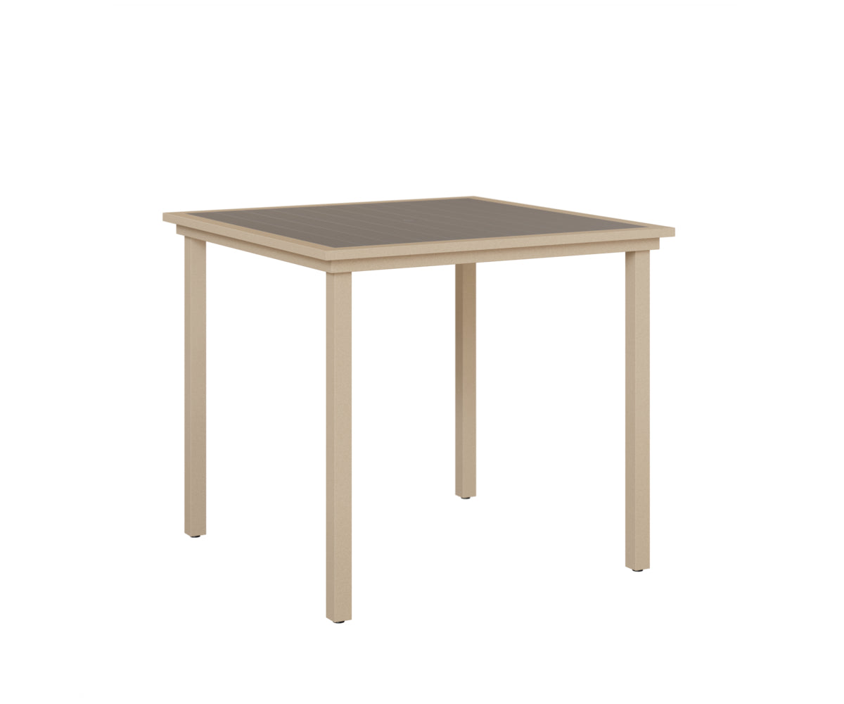 Vida 44" Square Table - Poly Top - Bar