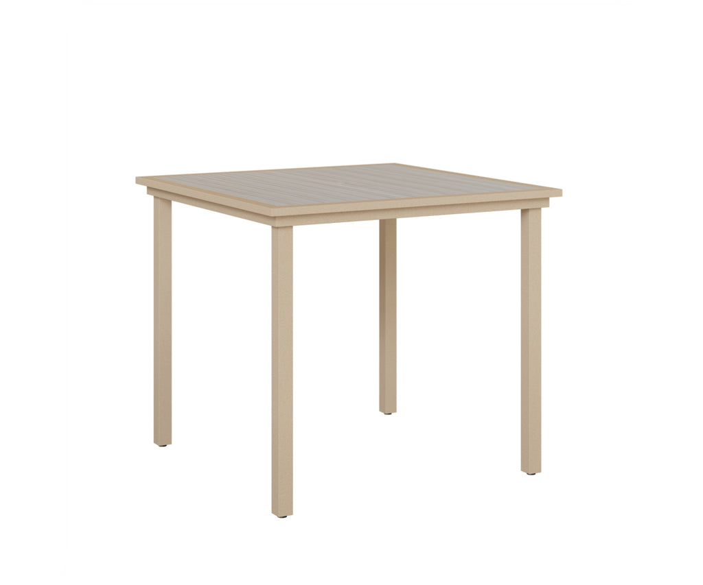 Vida 44" Square Table - Poly Top - Bar