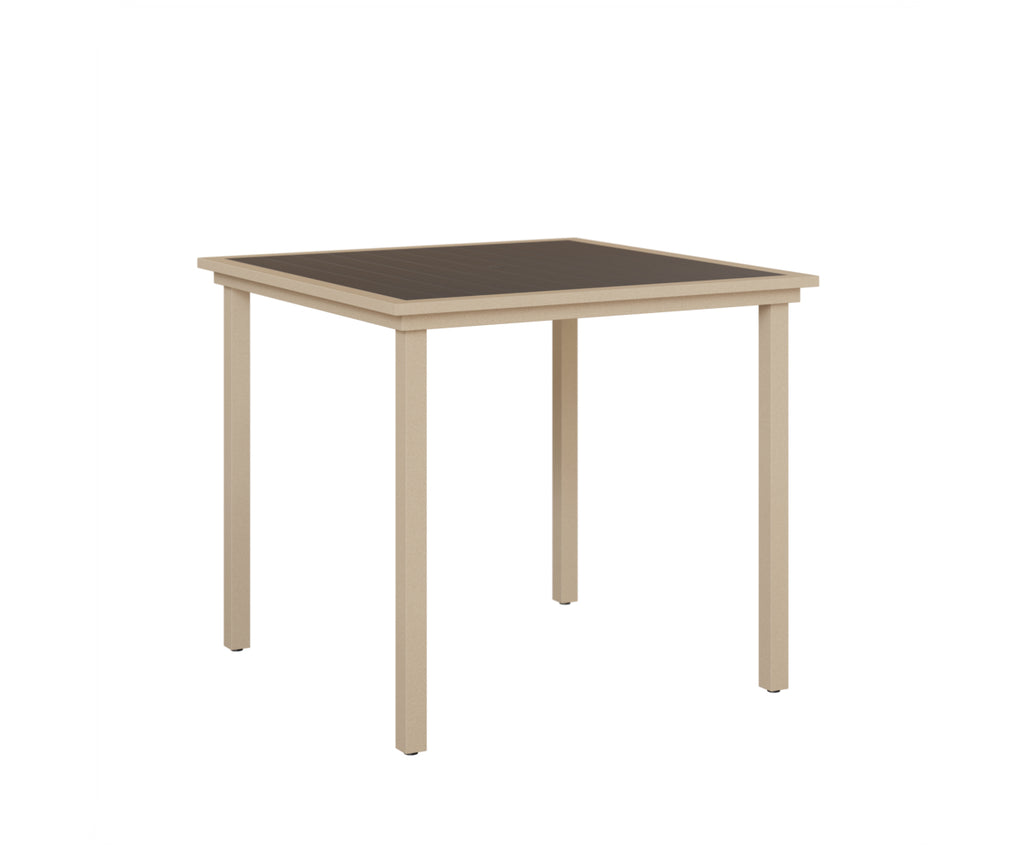 Vida 44" Square Table - Poly Top - Bar