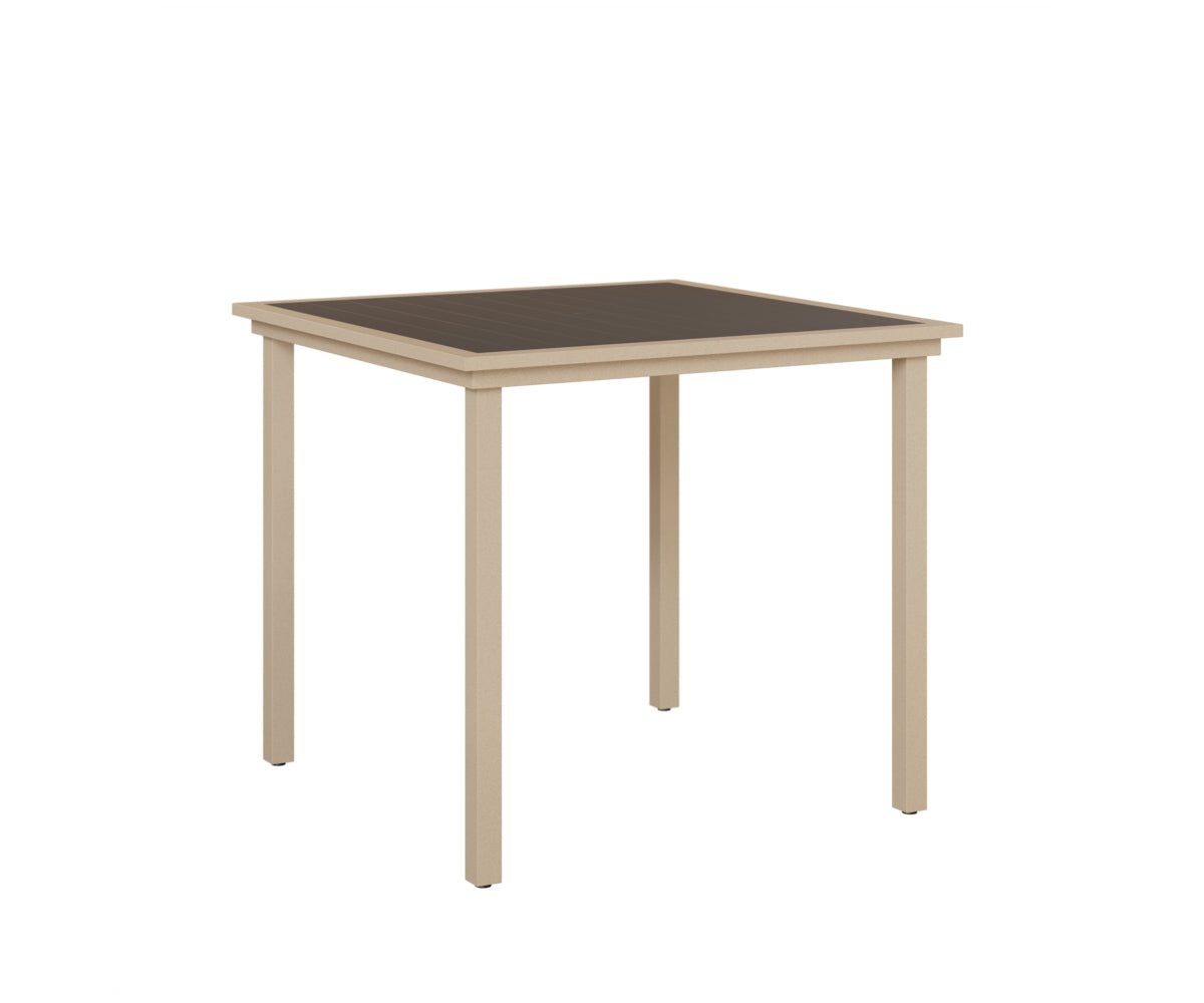 Vida 44" Square Table - Poly Top - Bar