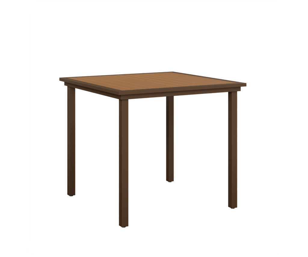 Vida 44" Square Table - Poly Top - Bar