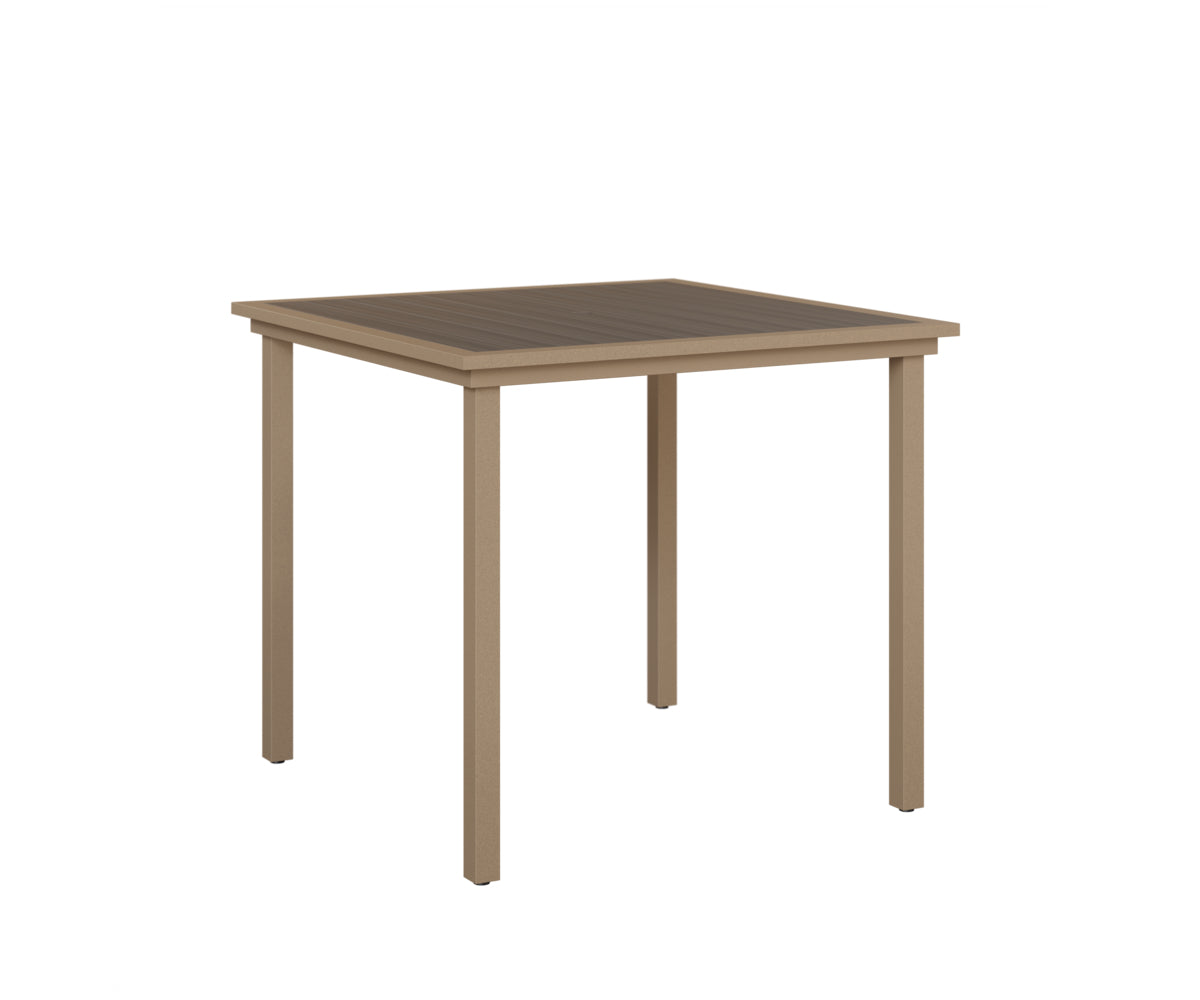 Vida 44" Square Table - Poly Top - Bar