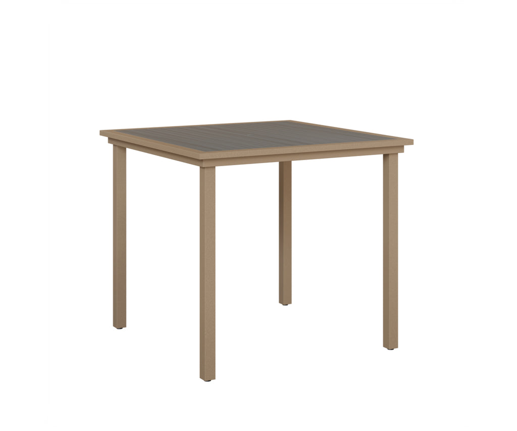 Vida 44" Square Table - Poly Top - Bar