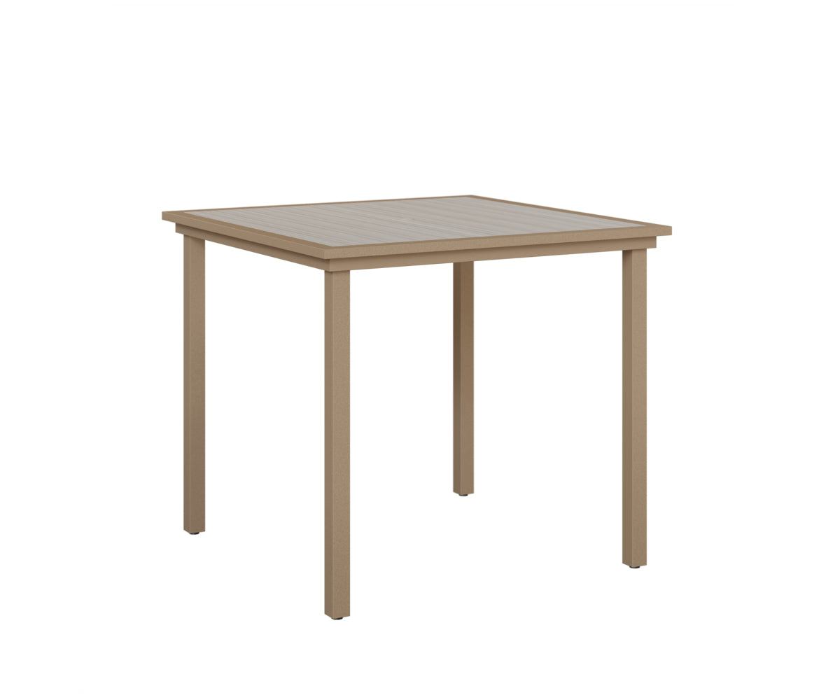 Vida 44" Square Table - Poly Top - Bar