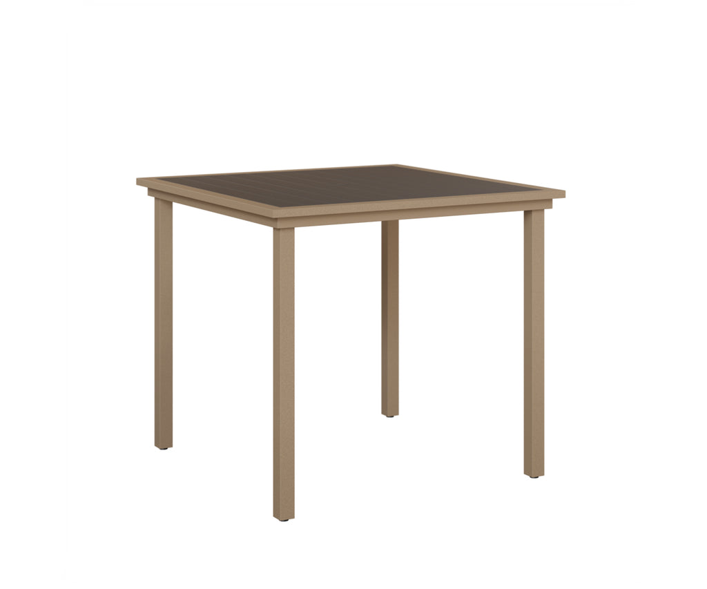 Vida 44" Square Table - Poly Top - Bar