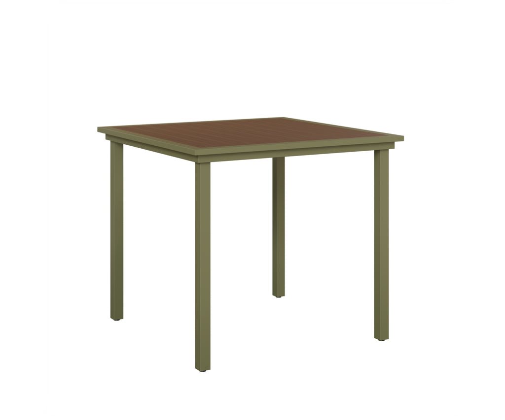 Vida 44" Square Table - Poly Top - Bar