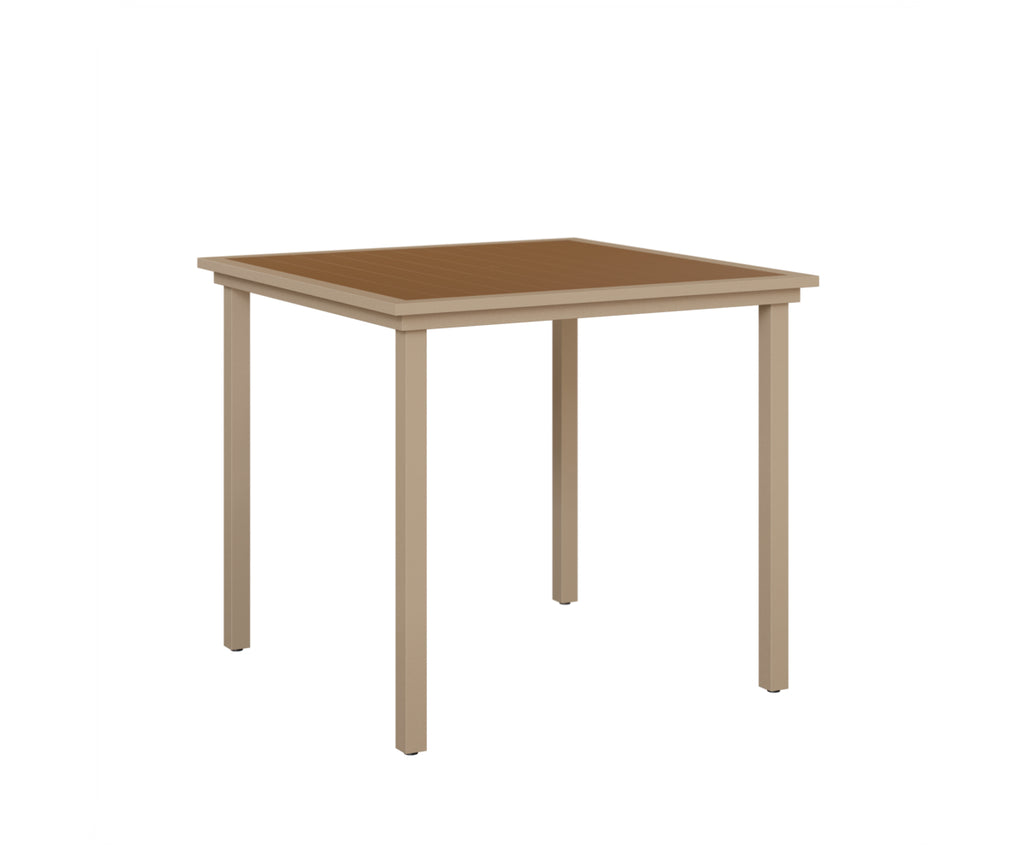Vida 44" Square Table - Poly Top - Bar