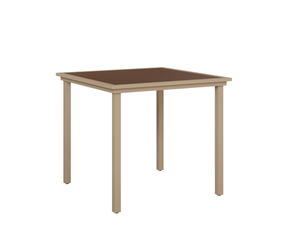 Vida 44" Square Table - Poly Top - Bar