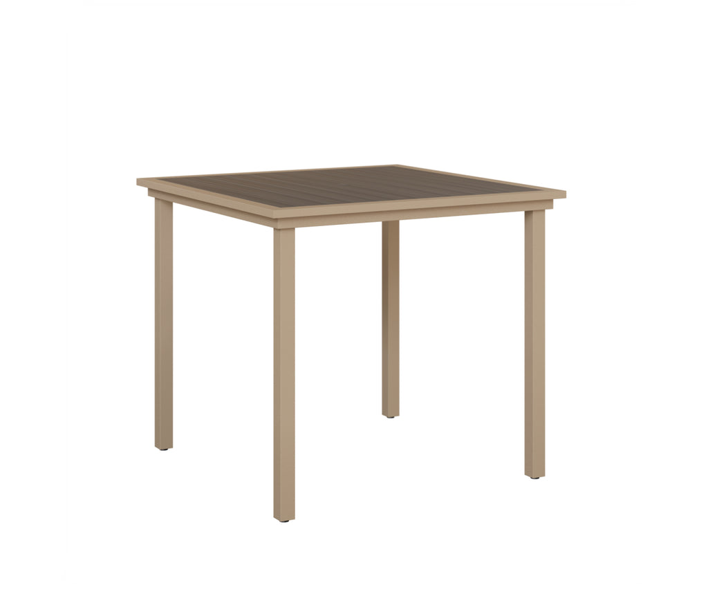 Vida 44" Square Table - Poly Top - Bar