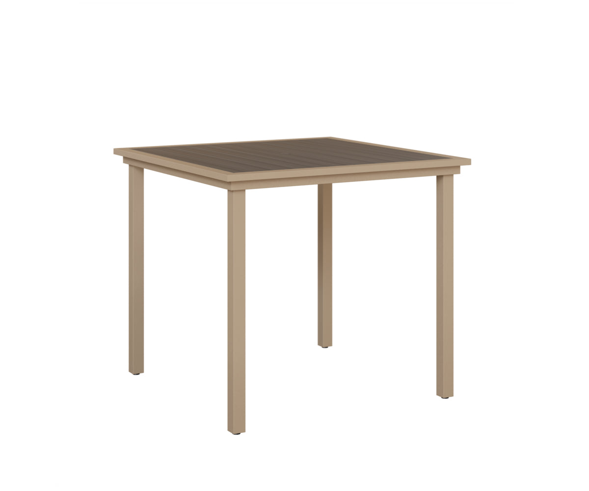 Vida 44" Square Table - Poly Top - Bar