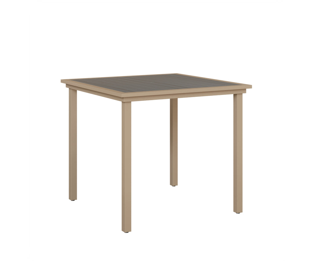 Vida 44" Square Table - Poly Top - Bar