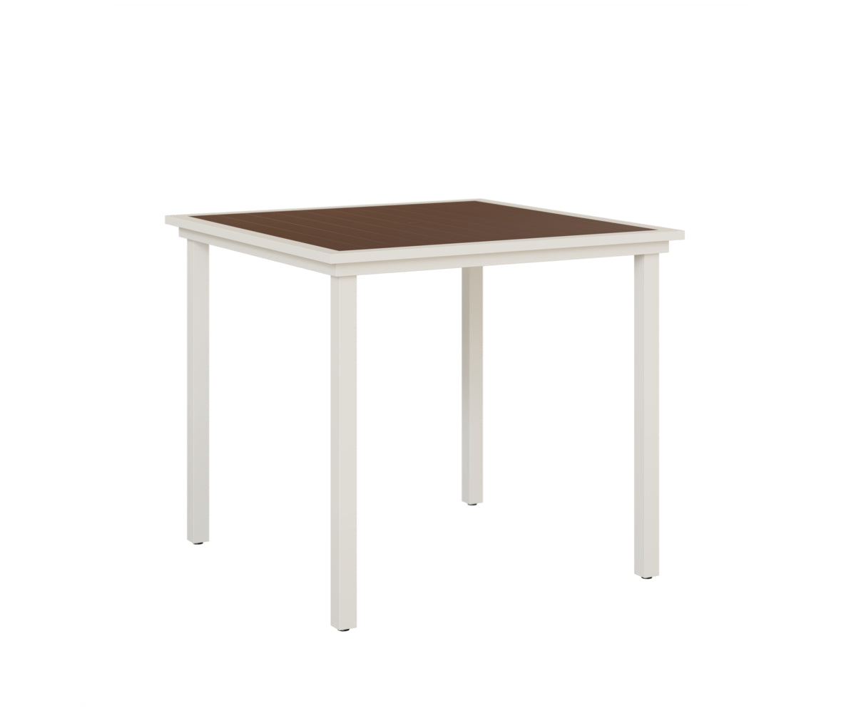 Vida 44" Square Table - Poly Top - Bar