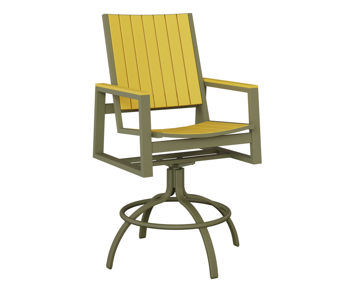 Vida Poly Swivel Bar Chair