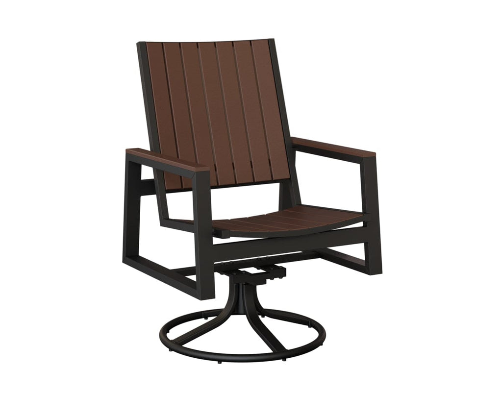 Vida Poly Swivel Rocker Dining Chair Dining Chairs Rockwood Outdoor Furniture 