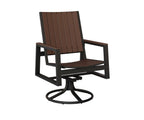 Vida Poly Swivel Rocker Dining Chair Dining Chairs Rockwood Outdoor Furniture 