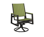 Vida Poly Swivel Rocker Dining Chair Dining Chairs Rockwood Outdoor Furniture 