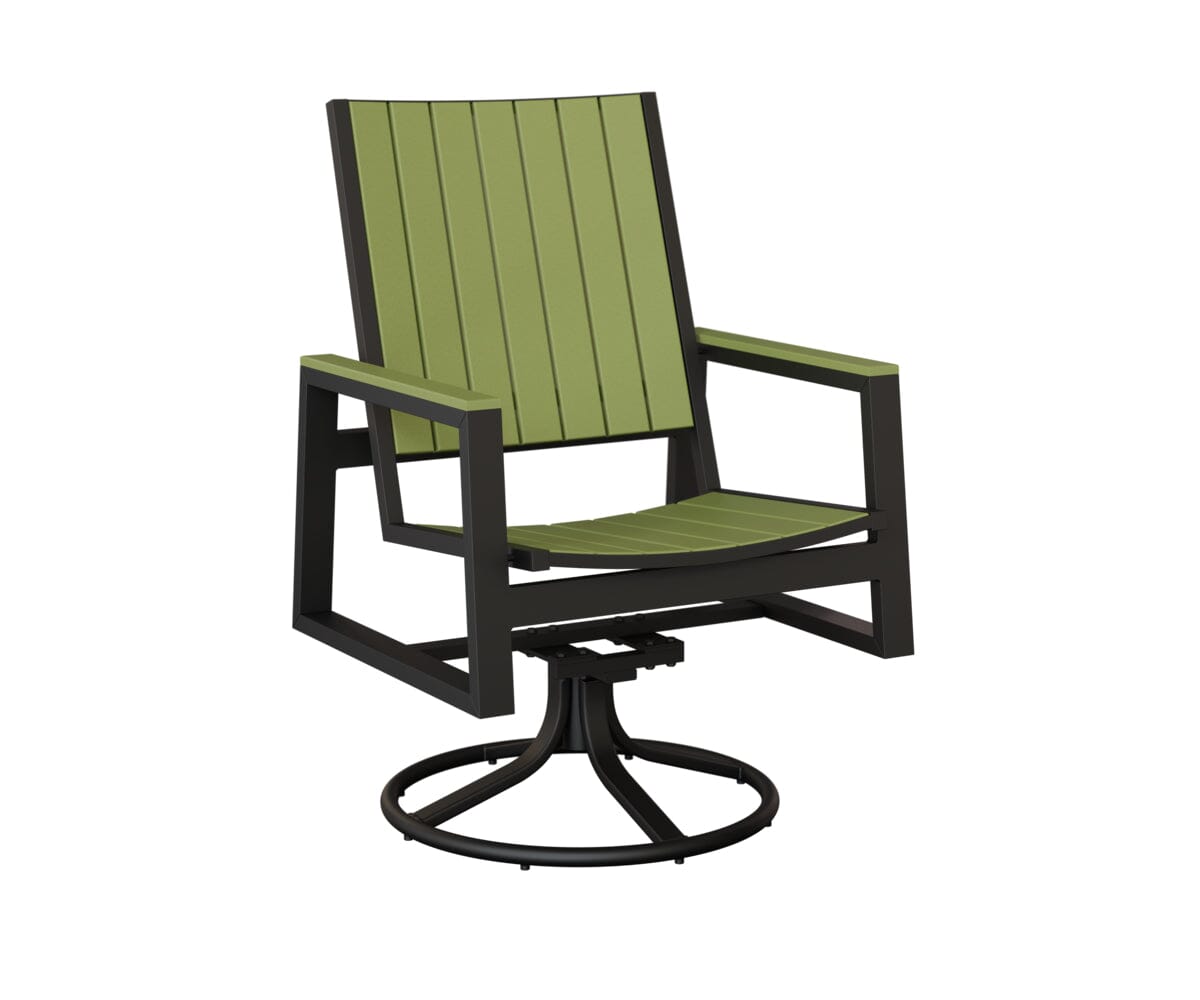 Vida Poly Swivel Rocker Dining Chair Dining Chairs Rockwood Outdoor Furniture 