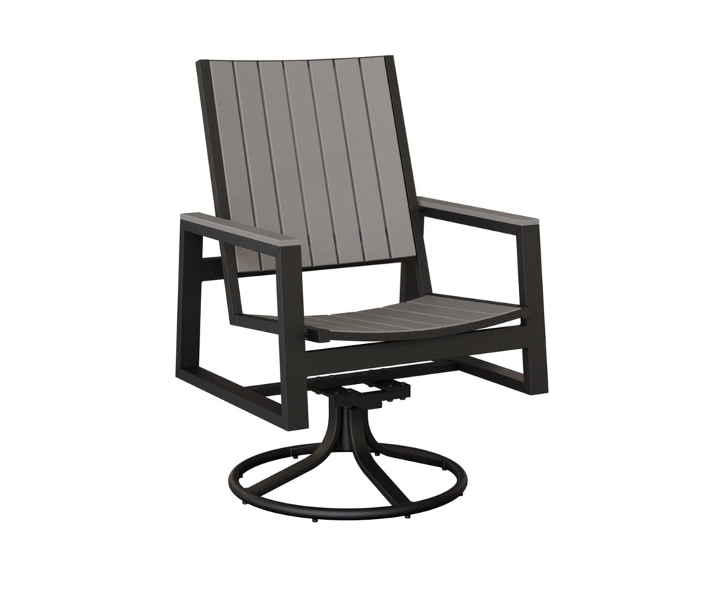 Vida Poly Swivel Rocker Dining Chair Dining Chairs Rockwood Outdoor Furniture 