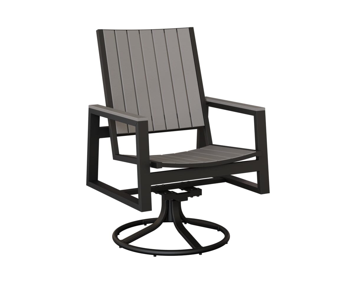 Vida Poly Swivel Rocker Dining Chair Dining Chairs Rockwood Outdoor Furniture 