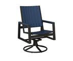 Vida Poly Swivel Rocker Dining Chair Dining Chairs Rockwood Outdoor Furniture 