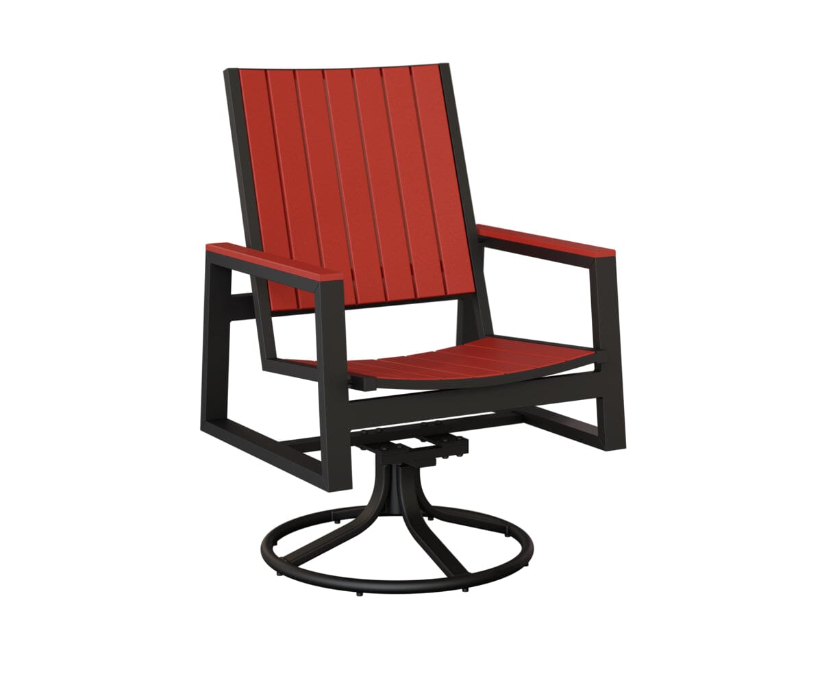 Vida Poly Swivel Rocker Dining Chair Dining Chairs Rockwood Outdoor Furniture 