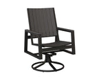 Vida Poly Swivel Rocker Dining Chair Dining Chairs Rockwood Outdoor Furniture 