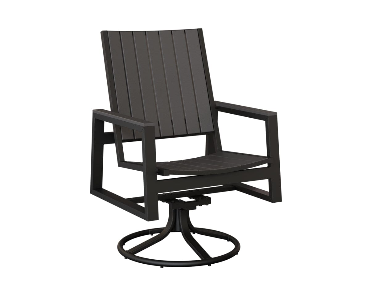 Vida Poly Swivel Rocker Dining Chair Dining Chairs Rockwood Outdoor Furniture 