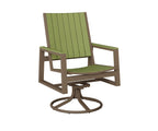 Vida Poly Swivel Rocker Dining Chair Dining Chairs Rockwood Outdoor Furniture 