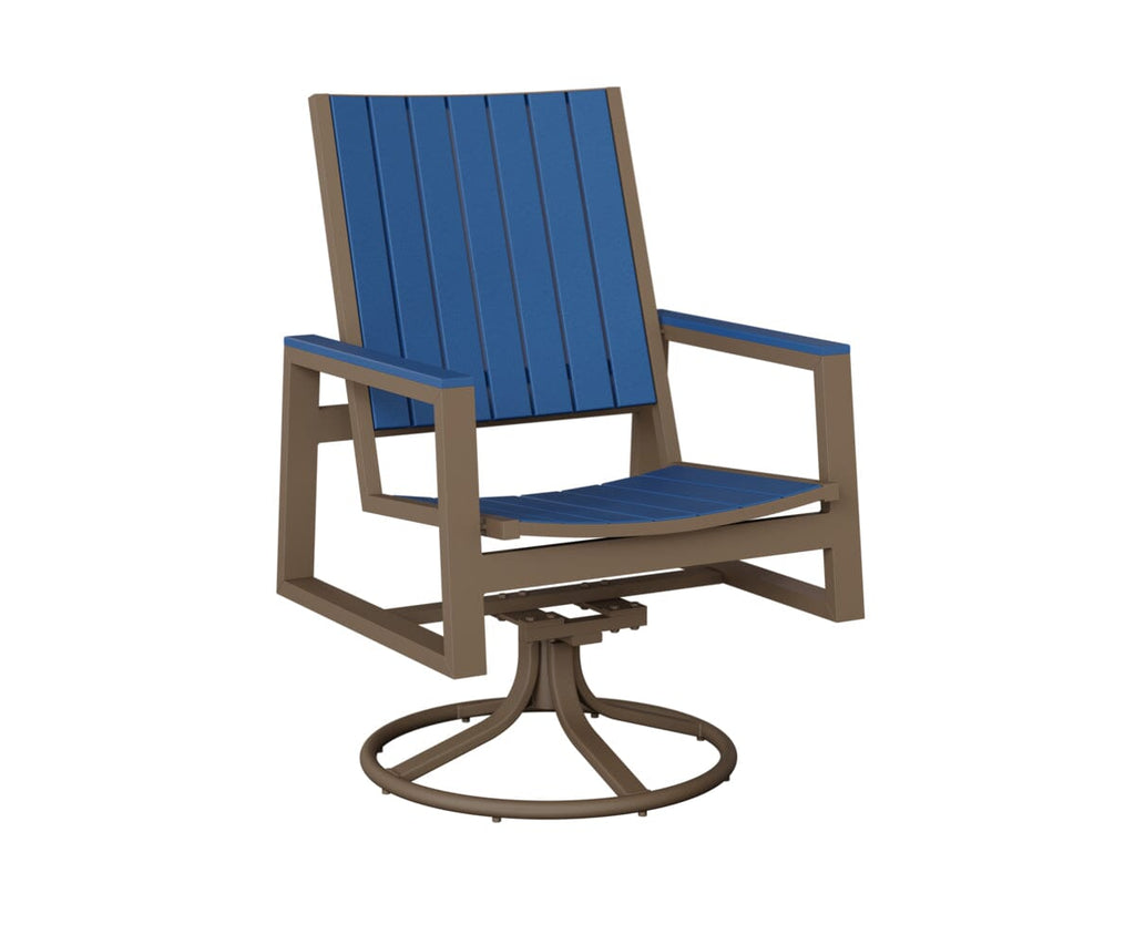 Vida Poly Swivel Rocker Dining Chair Dining Chairs Rockwood Outdoor Furniture 