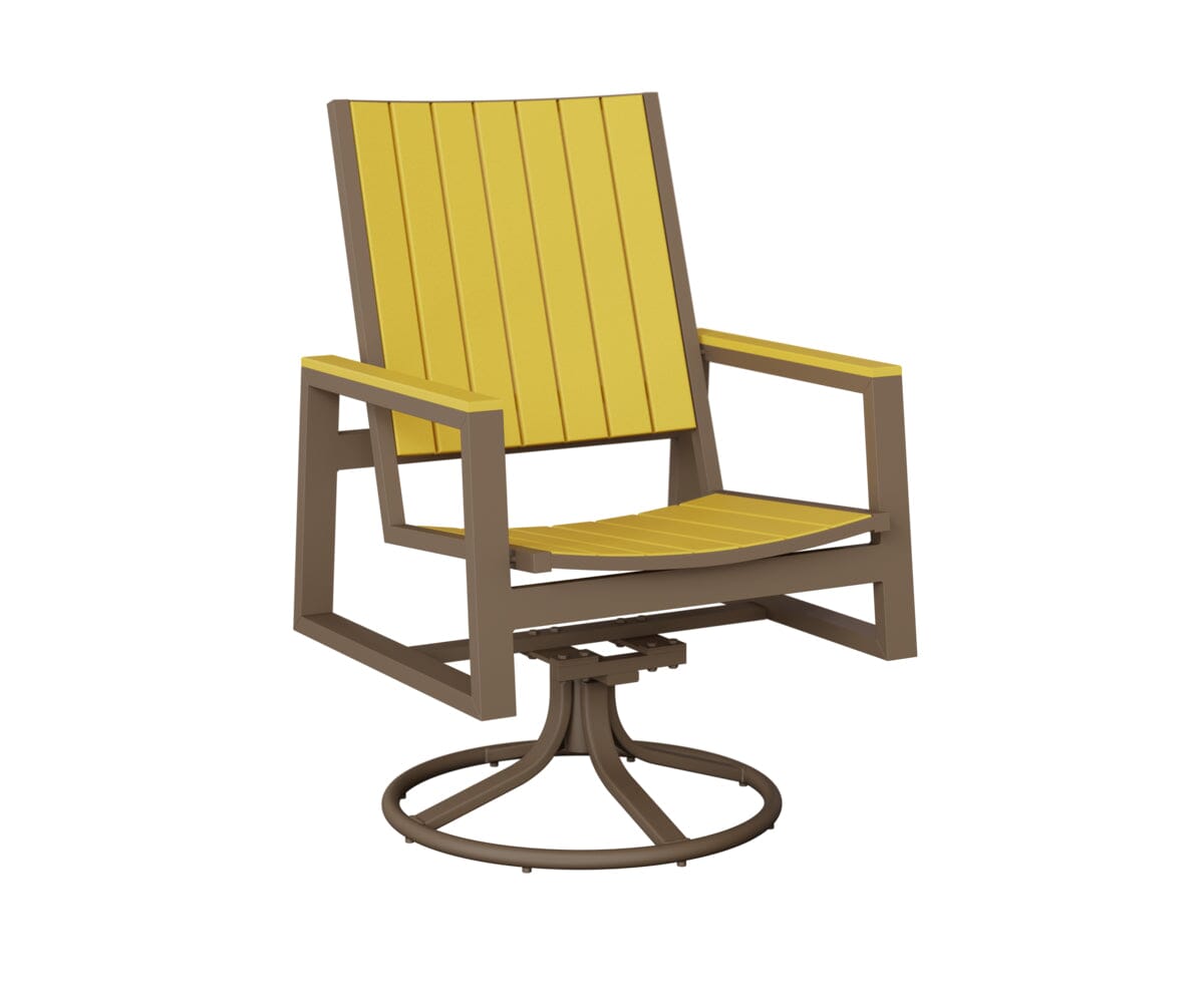 Vida Poly Swivel Rocker Dining Chair Dining Chairs Rockwood Outdoor Furniture 