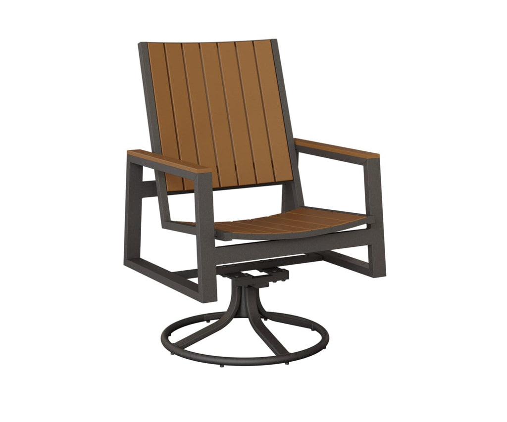 Vida Poly Swivel Rocker Dining Chair Dining Chairs Rockwood Outdoor Furniture 