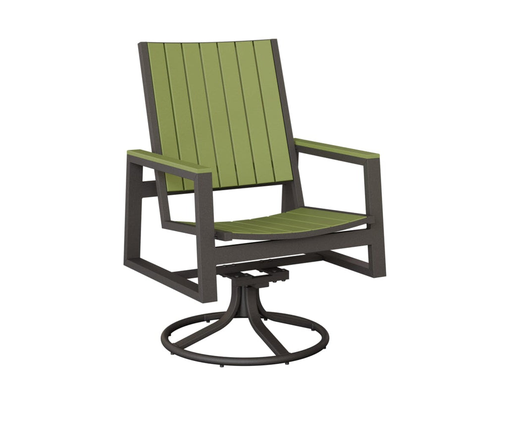Vida Poly Swivel Rocker Dining Chair Dining Chairs Rockwood Outdoor Furniture 